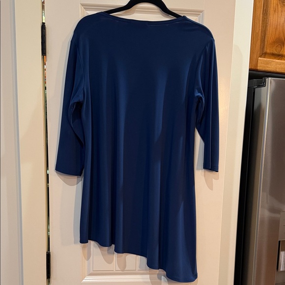 Sympli Deep Blue Layered Tunic - Picture 4 of 4